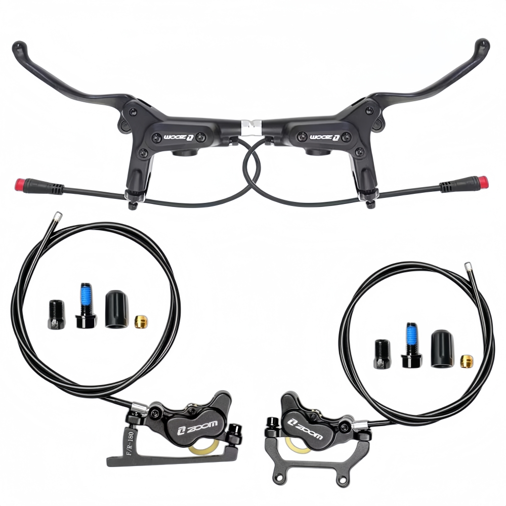Zoom Hydraulic Brake 4 Piston E-Scooter - Juego de Frenos de Disco Hidráulicos