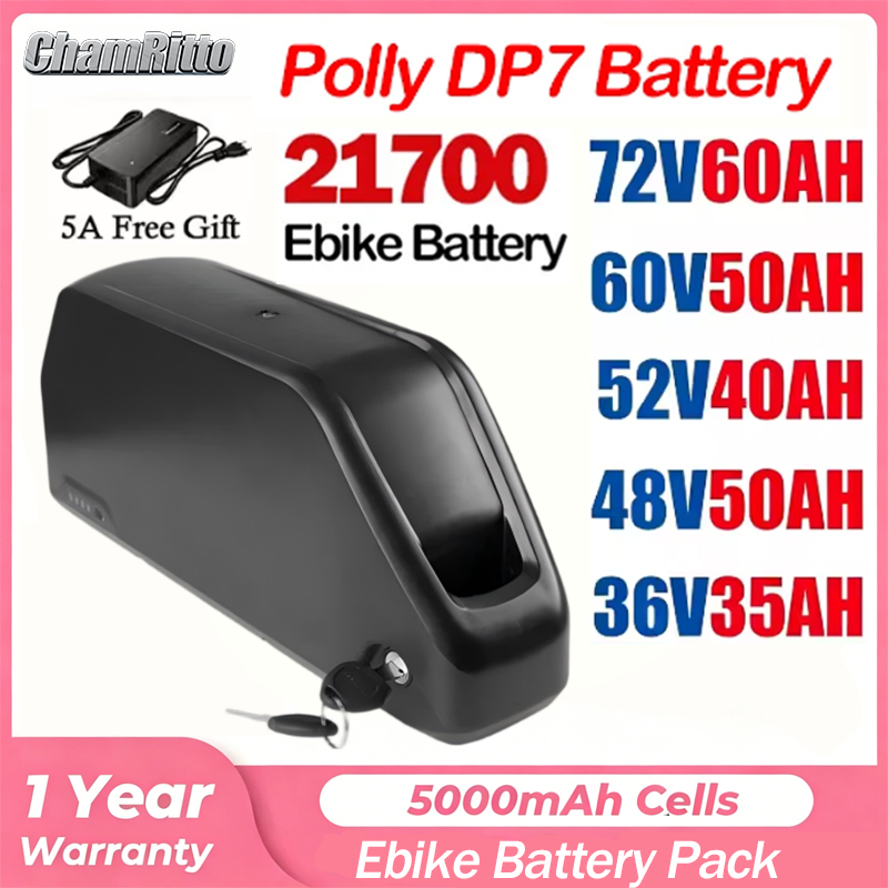 60V 30Ah 21700 Battery Pack - Batería Hailong Polly de 52V 50Ah