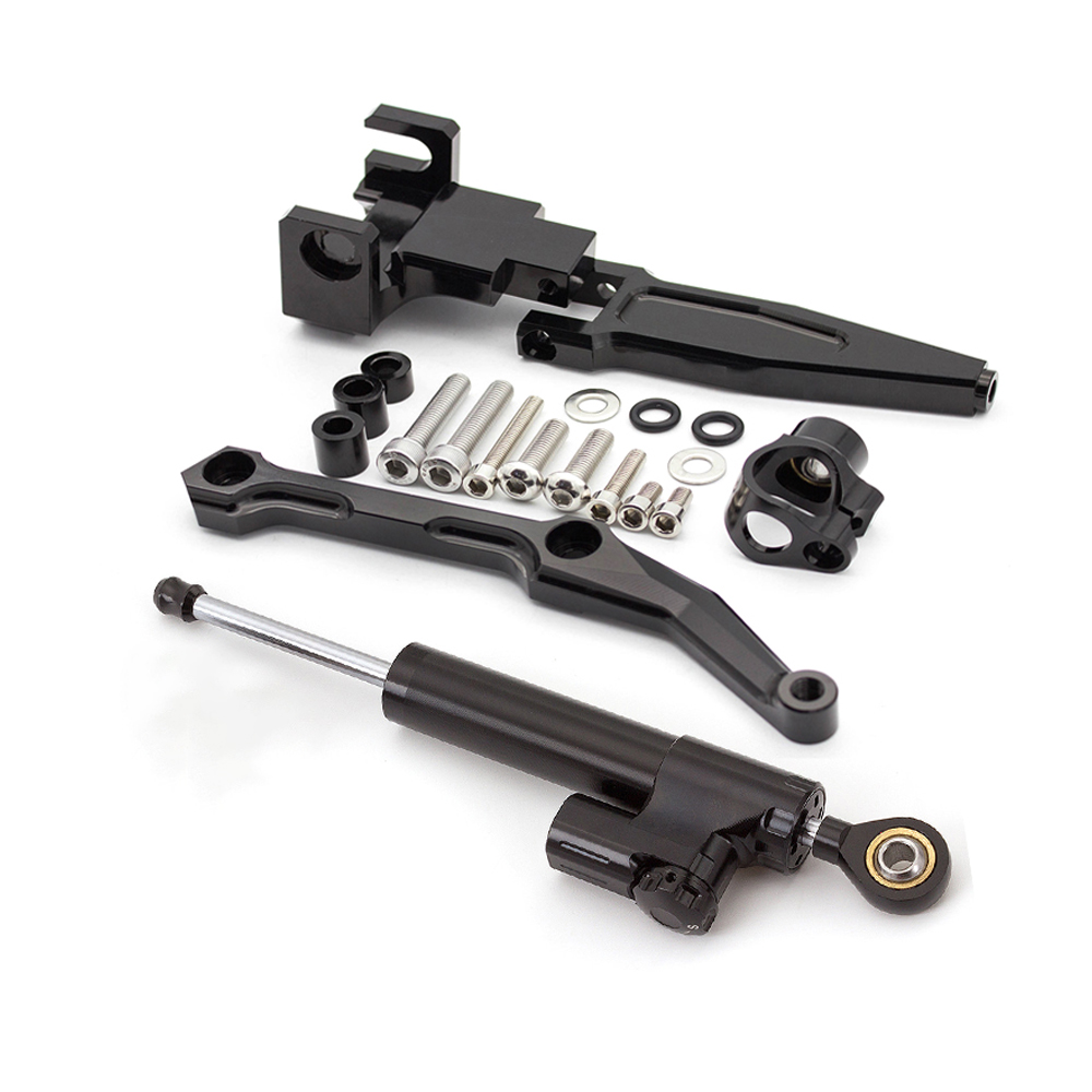 Para Yamaha MT09 Tracer /FJ09  - Steering Damper Stabilizer Kit Cnc reseña y precio