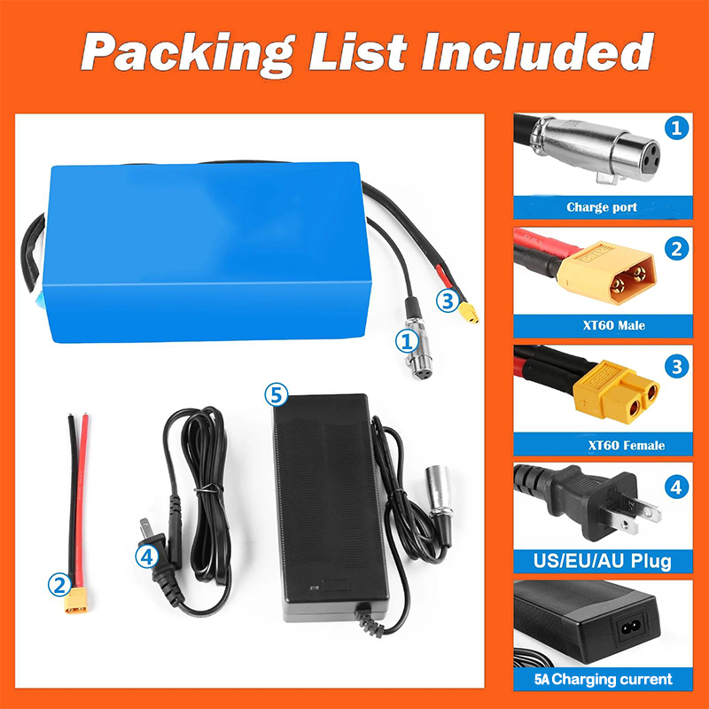 Batería de Litio para Biciclet - 60V 30Ah 21700 Battery Pack reseña y precio