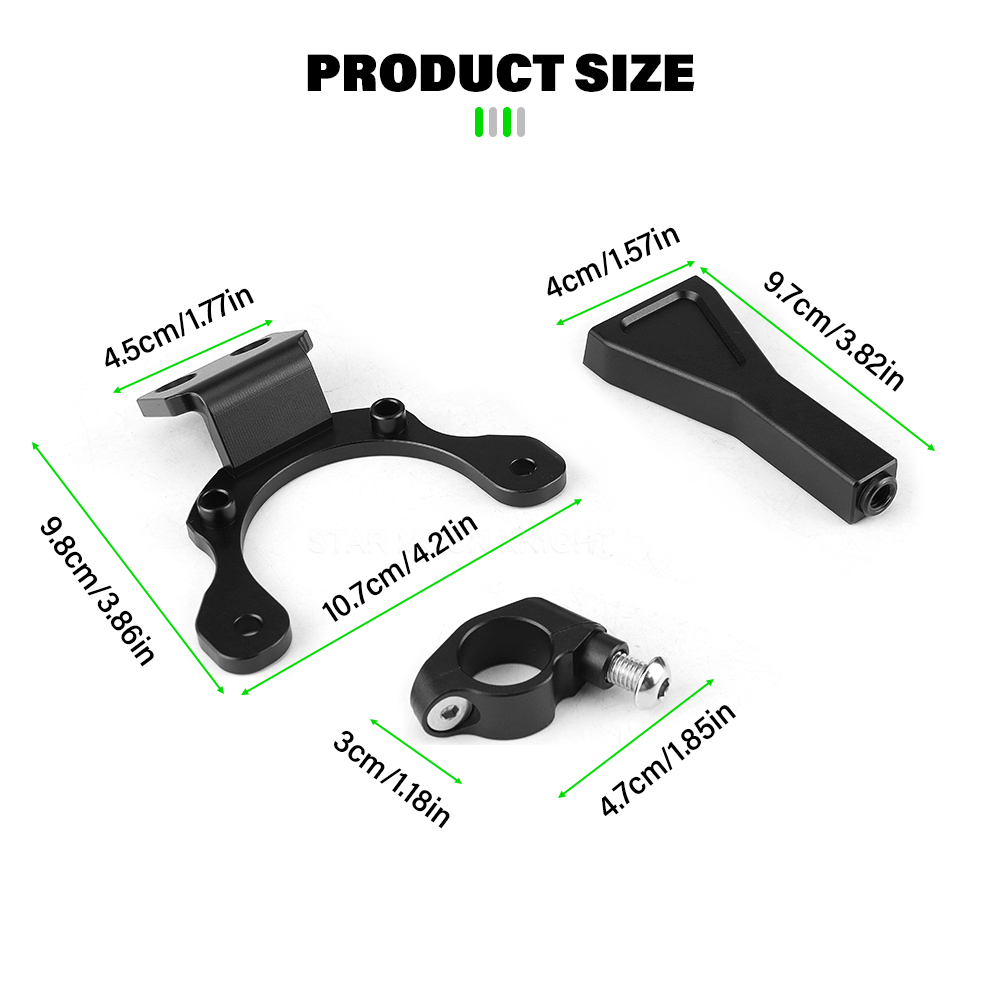 Nuevo Amortiguador de Direcció - Steering Damper Stabilizer Kit Cnc reseña y precio