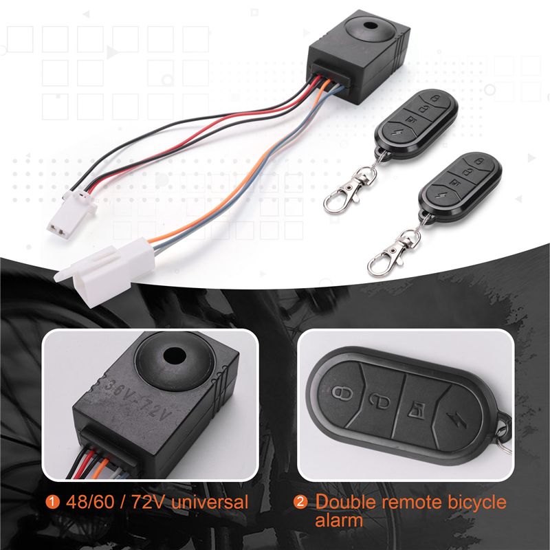 Sistema de alarma B49CEbike, C - 72V 45A Dual Controller reseña y precio