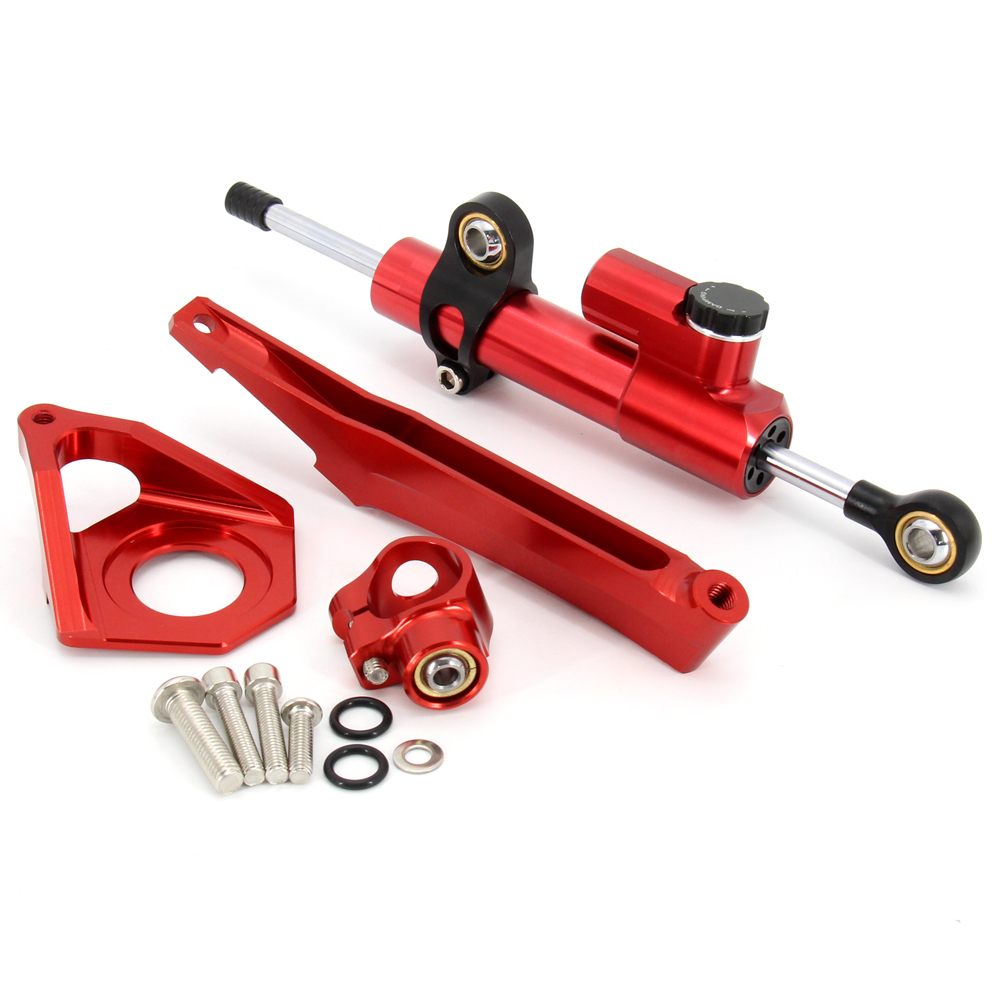 Para YAMAHA YZF600 R6 2003-200 - Steering Damper Stabilizer Kit Cnc reseña y precio