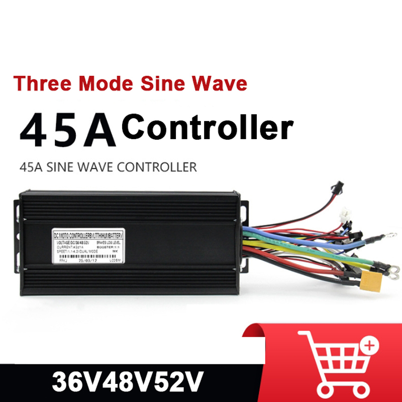 Controlador de onda sinusoidal - 72V 45A Dual Controller reseña y precio