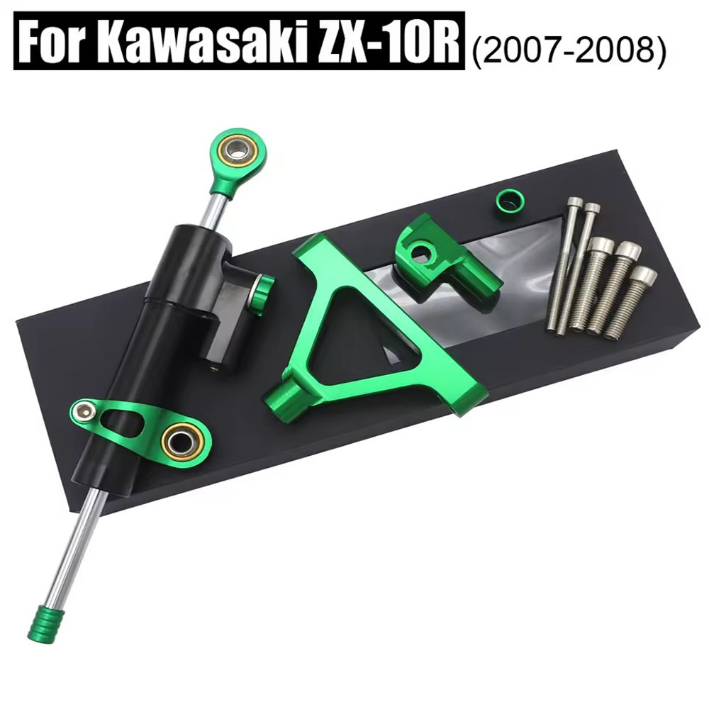 Para Kawasaki ZX10R 04-05, Amo - Steering Damper Stabilizer Kit Cnc reseña y precio